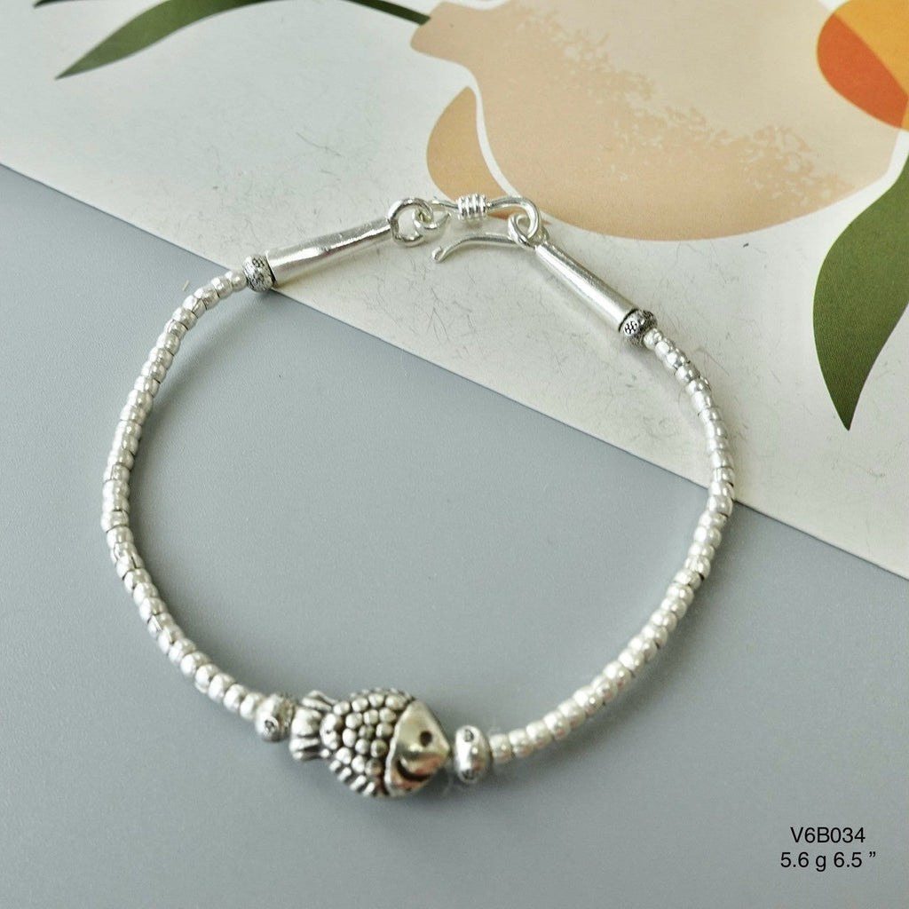 Handcrafted Pure Silver Bracelet