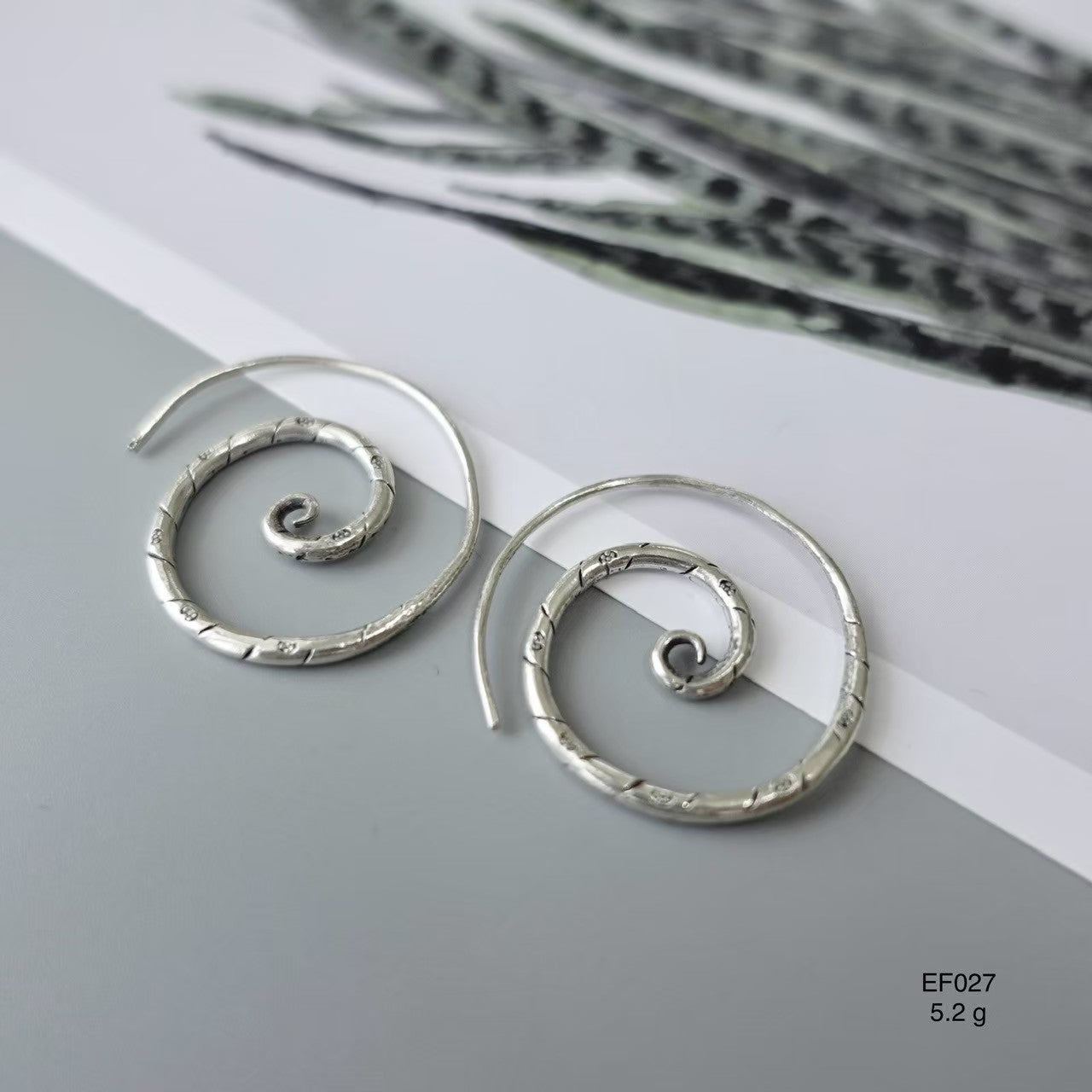 98 Silver earrings. Crafted to last.