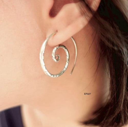 98 Silver earrings. Crafted to last.