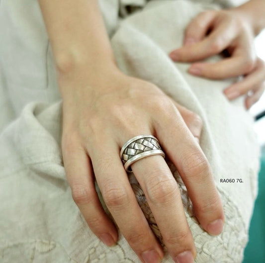 Purely yours. Pure silver ring.