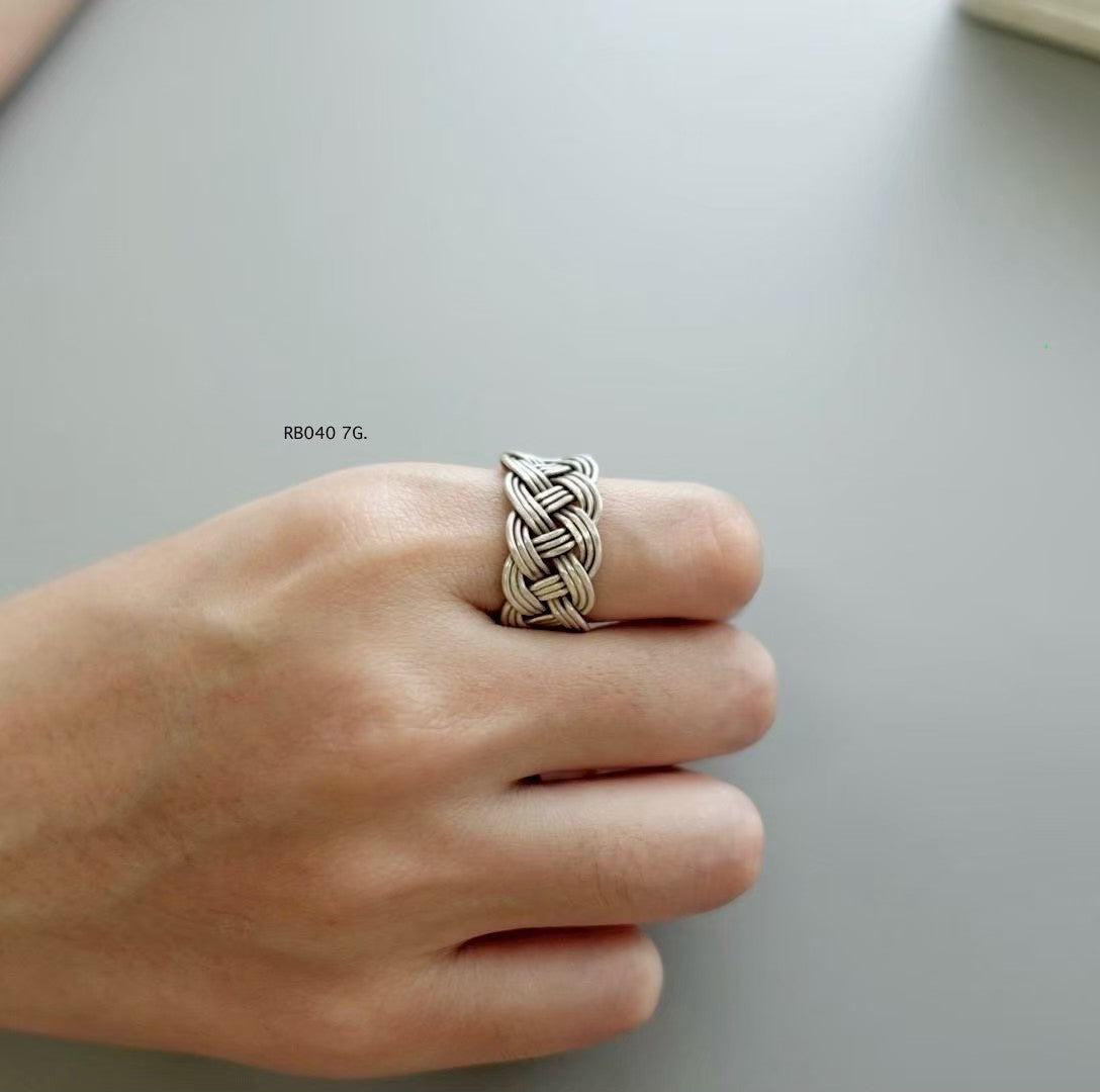Silver ring. Timeless artistry, handcrafted by the hills.