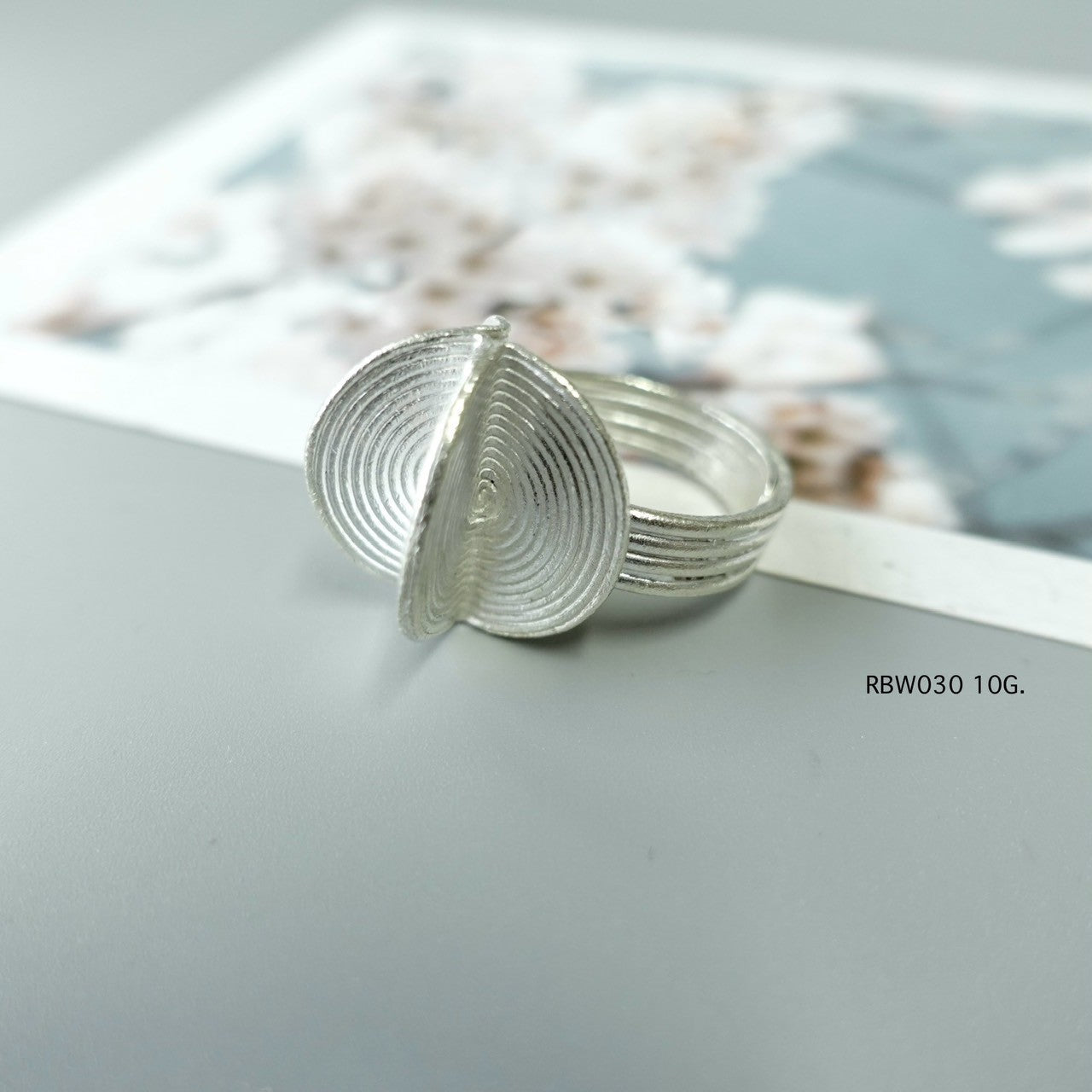 Silver ring. Silver that tells a story, straight from the hills.