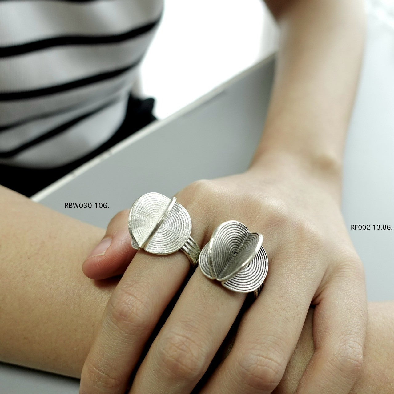 Silver ring. Silver that tells a story, straight from the hills.