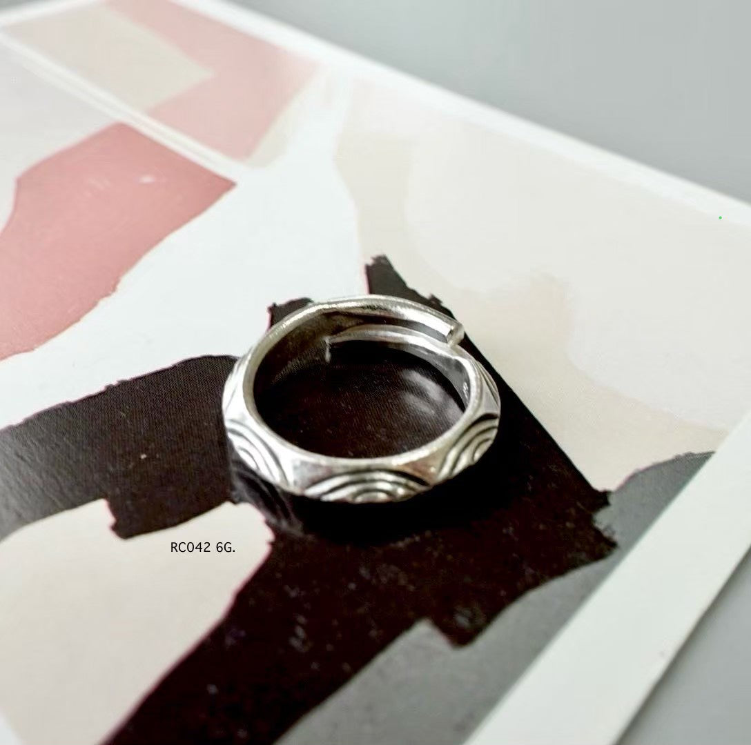 Silver ring. Handcrafted heritage, forever yours.