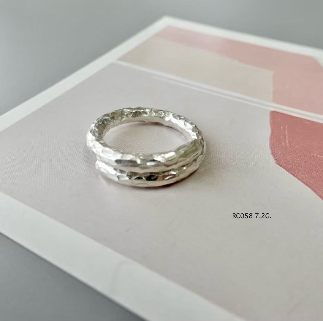 Silver ring. Authentic hill tribe elegance.