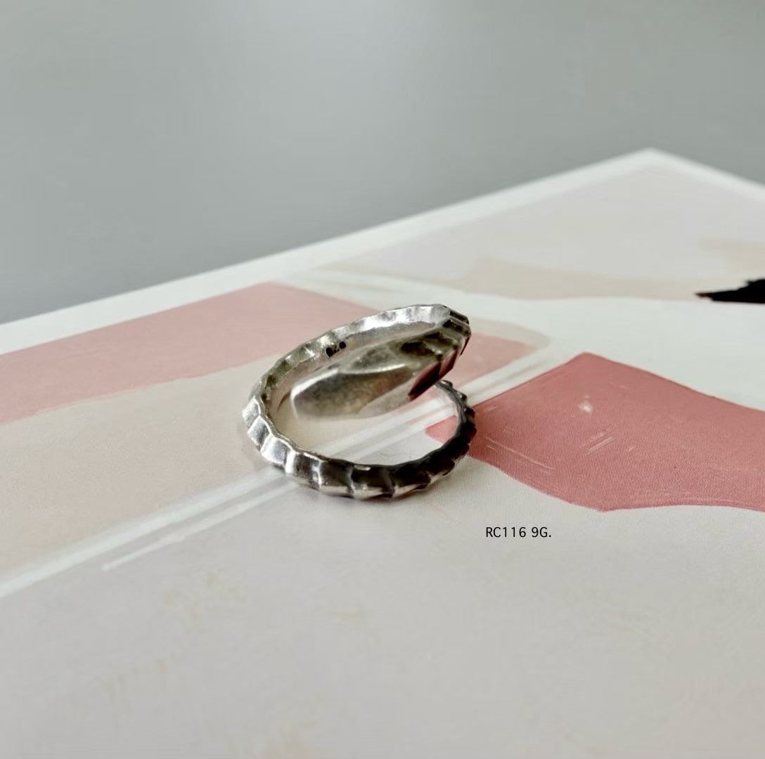 Silver ring. A touch of Lanna spirit in gleaming silver.