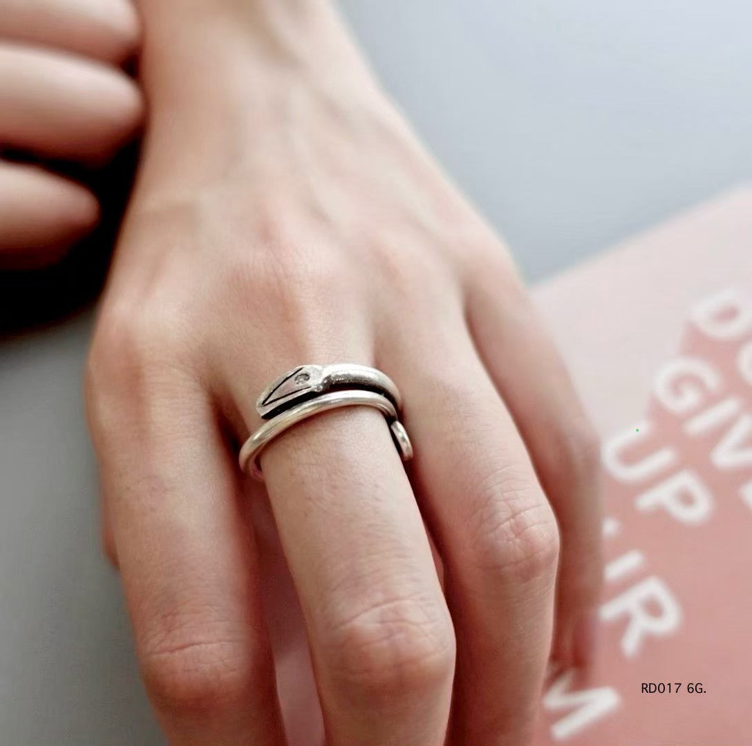 Silver ring. Bold. Organic. Uniquely you.