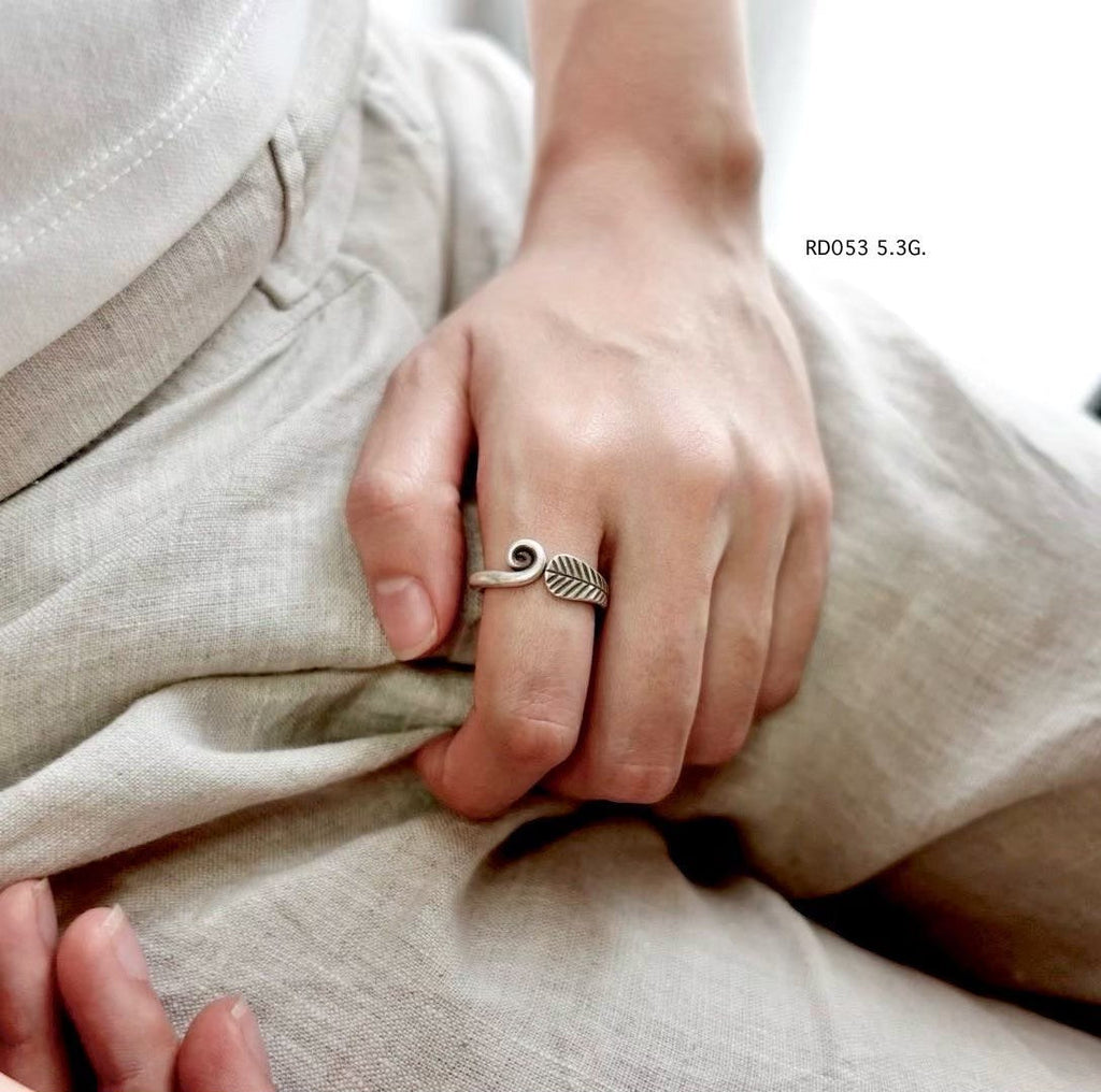 Silver ring. A story of the hills in silver form.