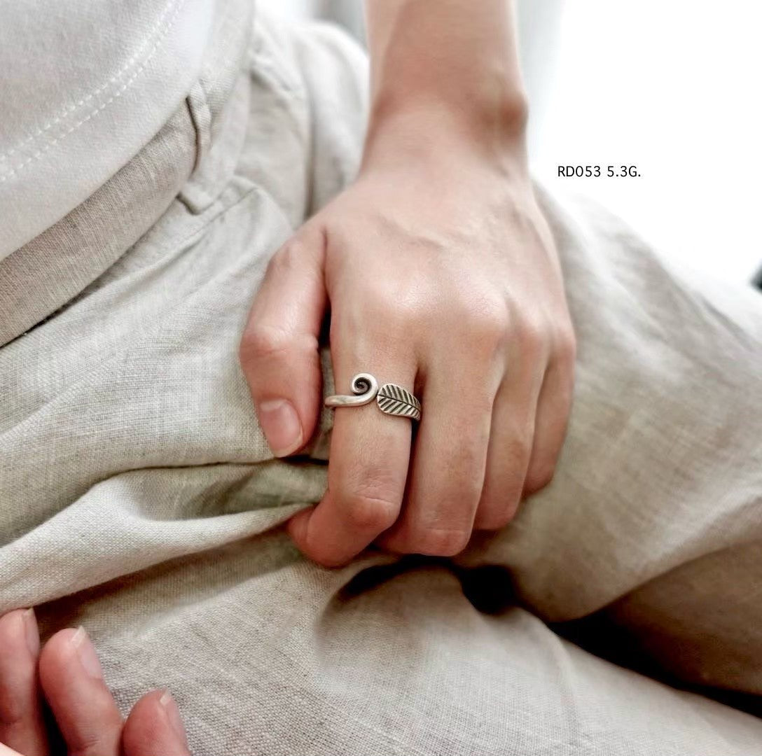 Silver ring. A story of the hills in silver form.