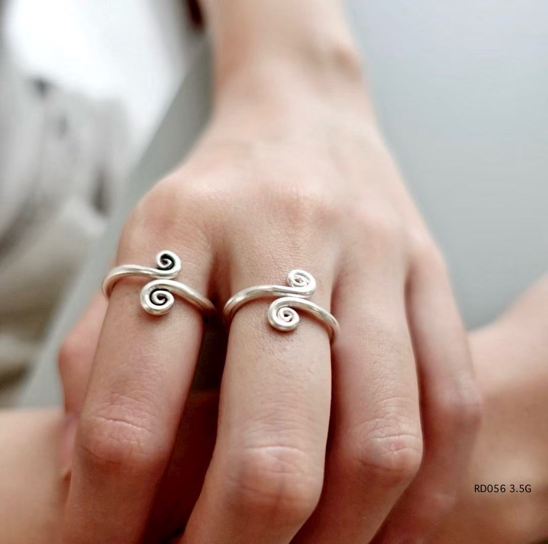 Silver ring. Silver soul, tribal spirit.