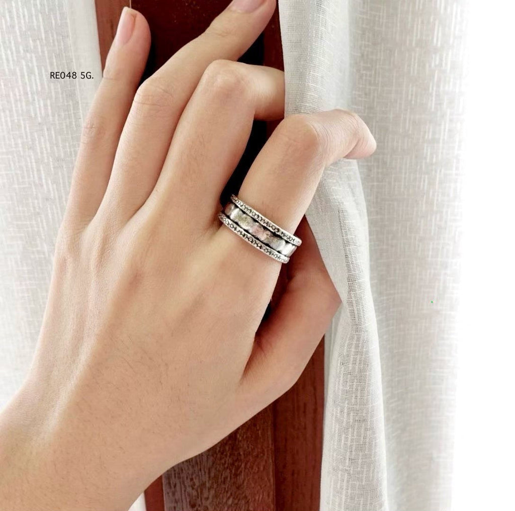 Silver ring. Naturally bold, beautifully raw.