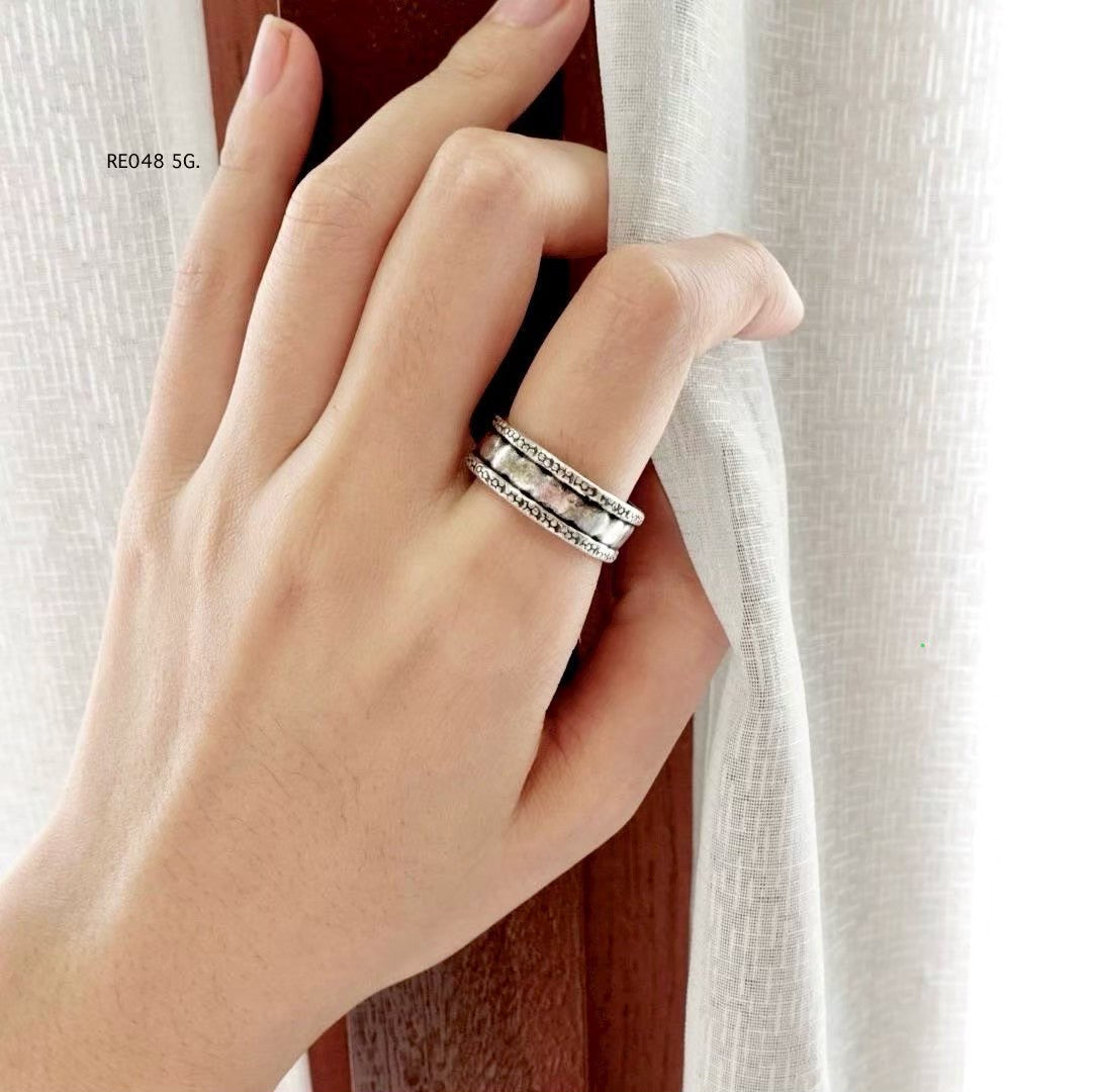 Silver ring. Naturally bold, beautifully raw.