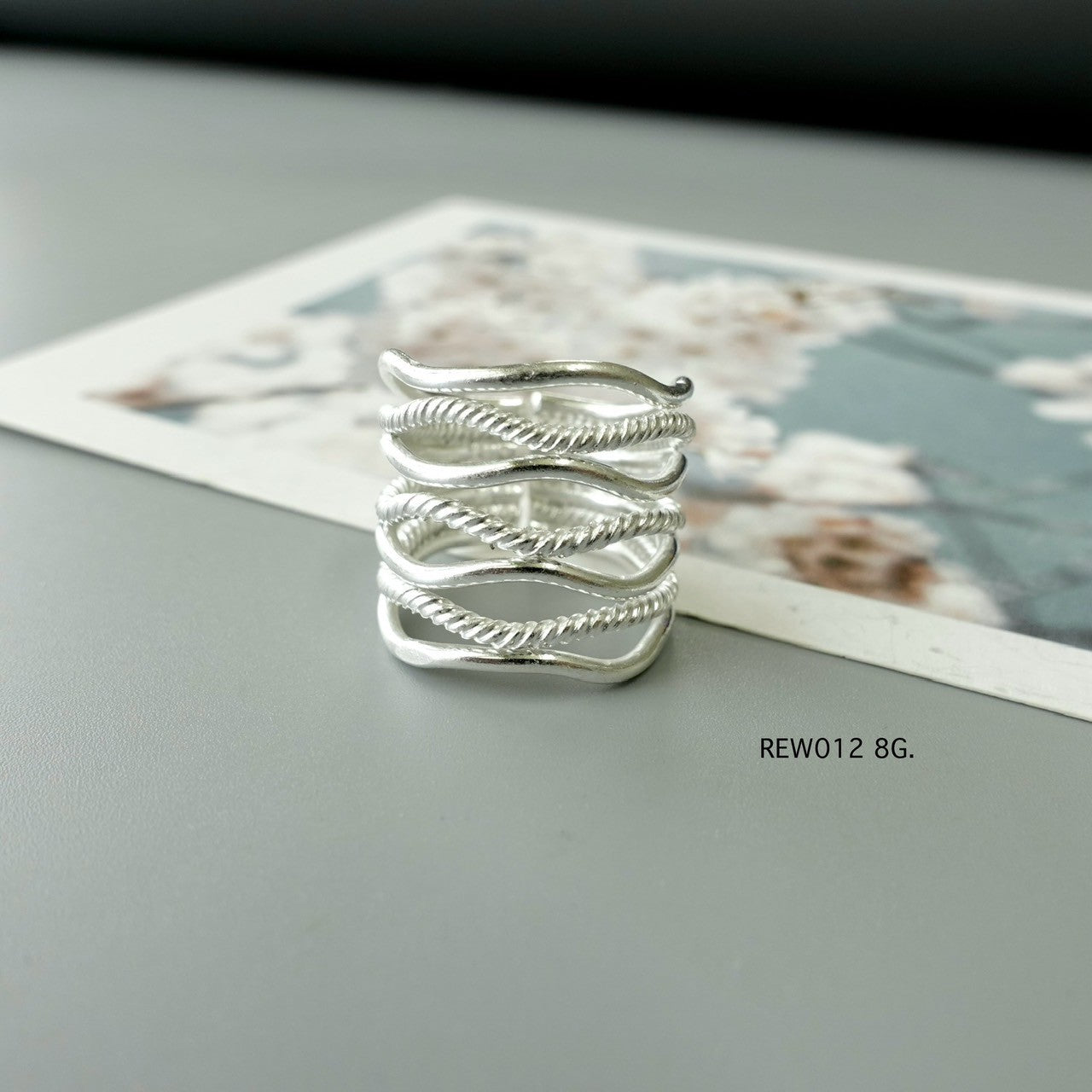 Silver ring. Artisan silver with tribal roots.