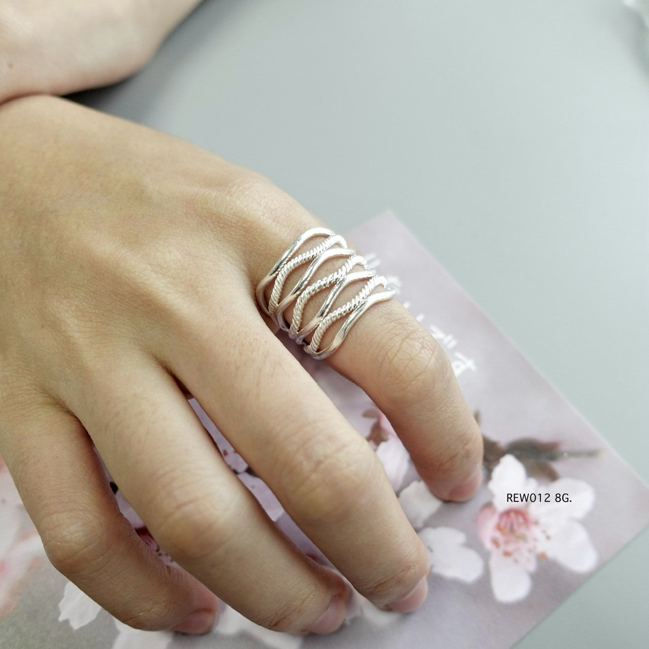 Silver ring. Artisan silver with tribal roots.