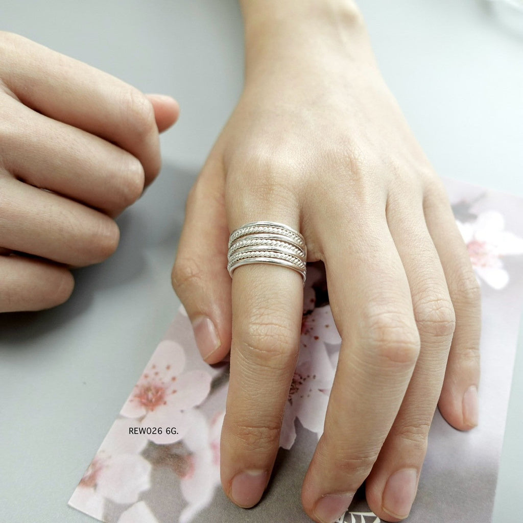 Silver ring. Nature-inspired. Culture-defined.