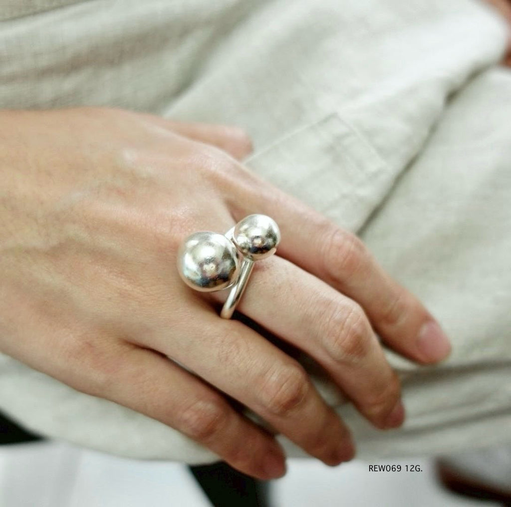 Silver ring. Crafted in culture, shaped in silver.