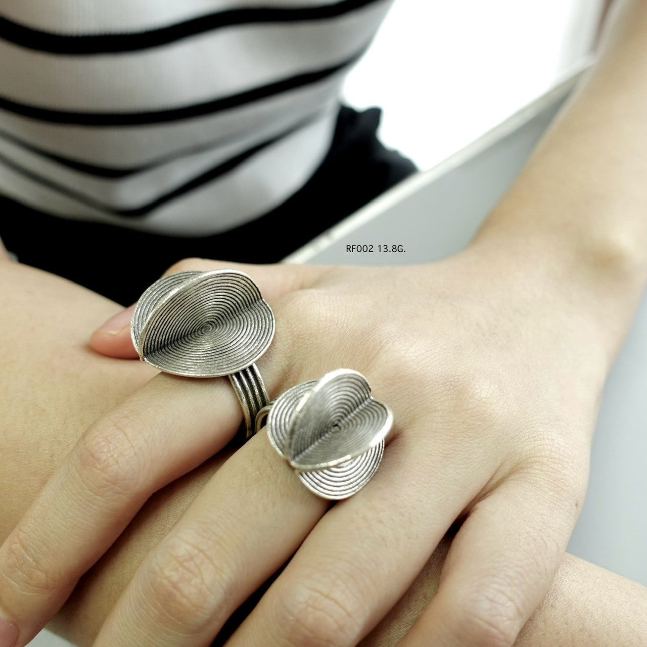 Handcrafted Hill Tribe silver ring – timeless, tribal, true.