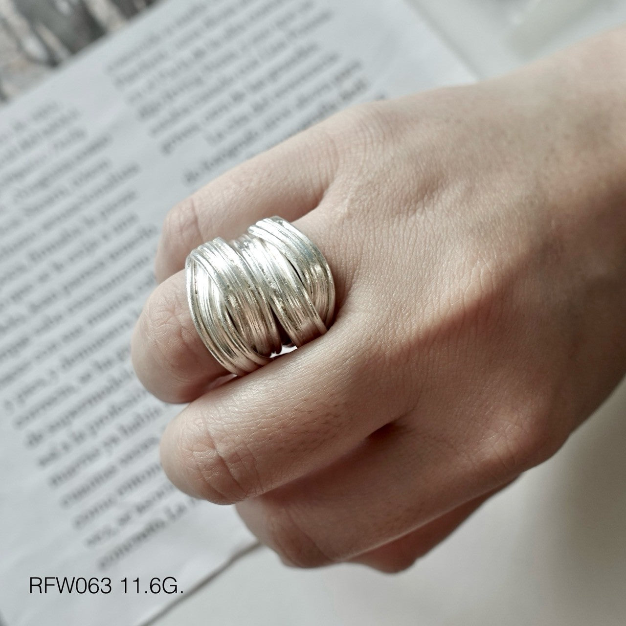 Silver Ring. A touch of silver.