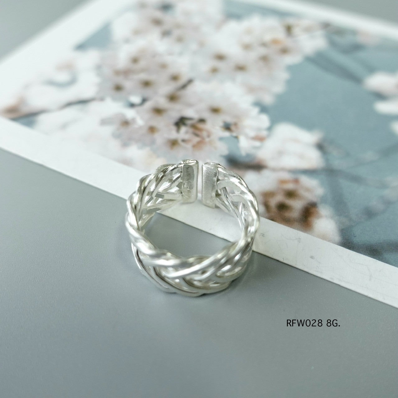 Silver ring. Bold. Raw. Real. 98-99% Hill Tribe silver.