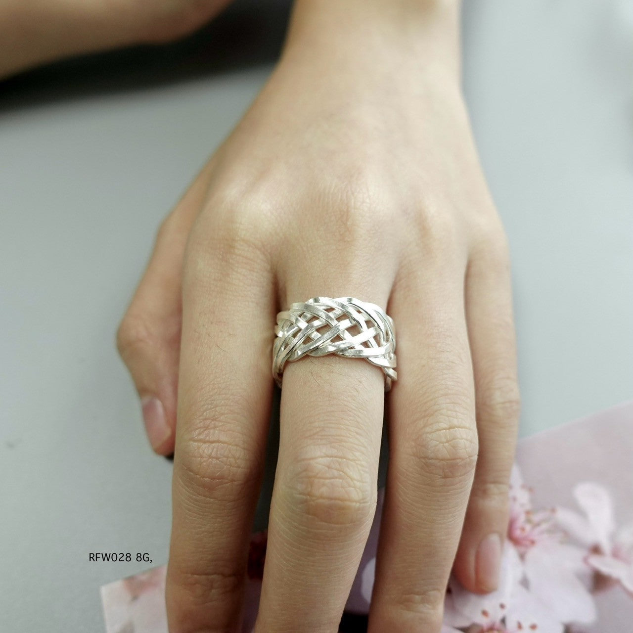 Silver ring. Bold. Raw. Real. 98-99% Hill Tribe silver.