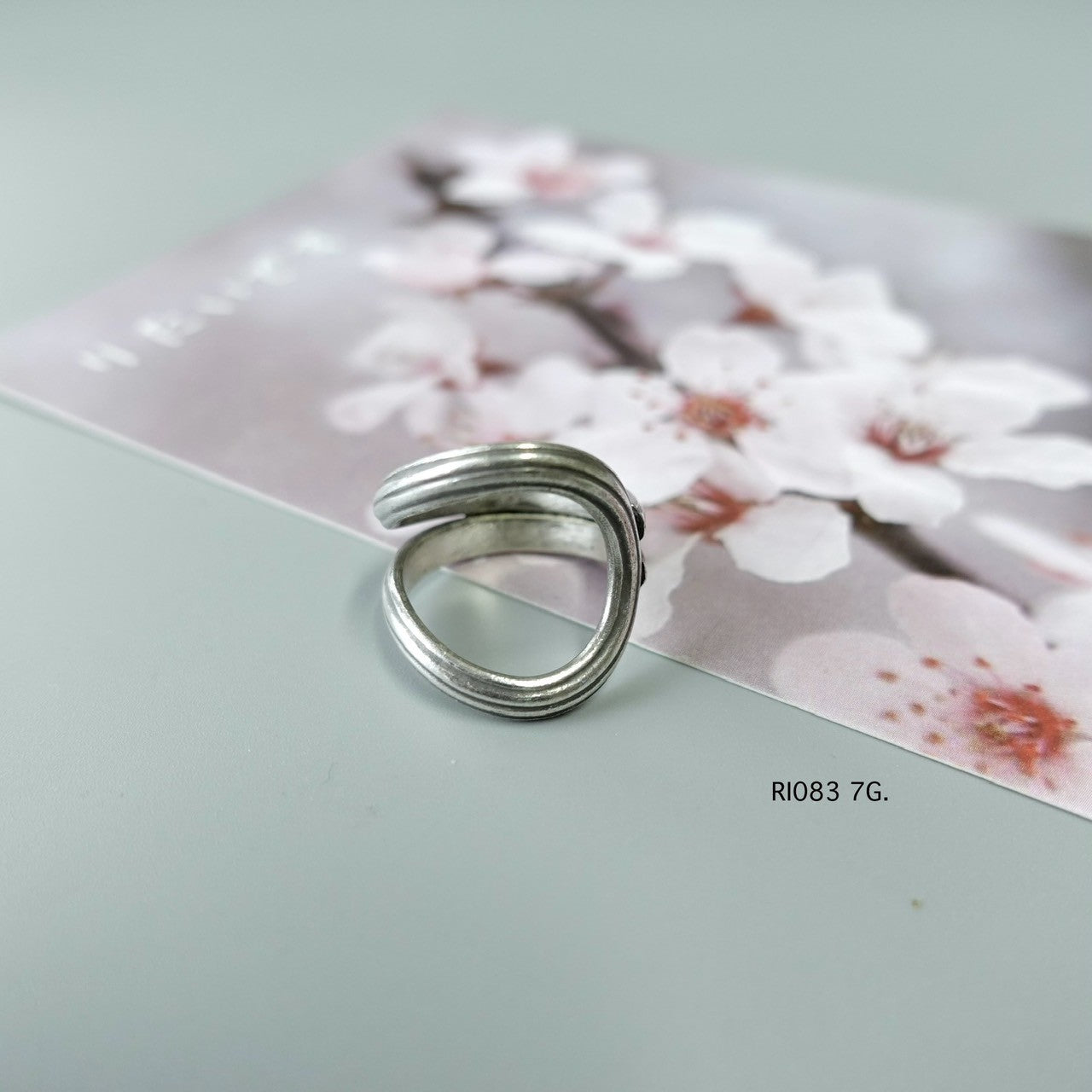 Handmade silver ring. Crafted in the clouds, worn with grace.