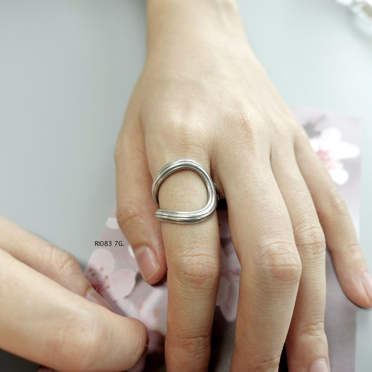 Handmade silver ring. Crafted in the clouds, worn with grace.