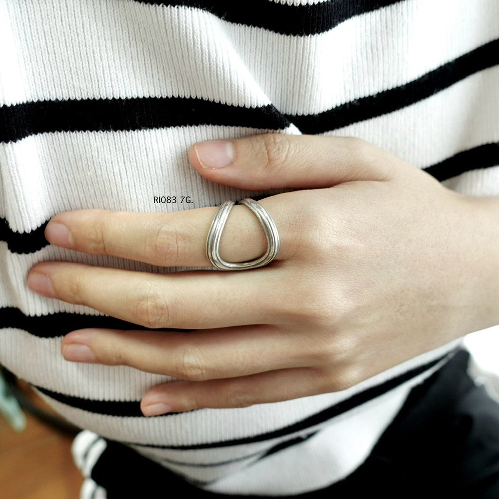 Handmade silver ring. Crafted in the clouds, worn with grace.