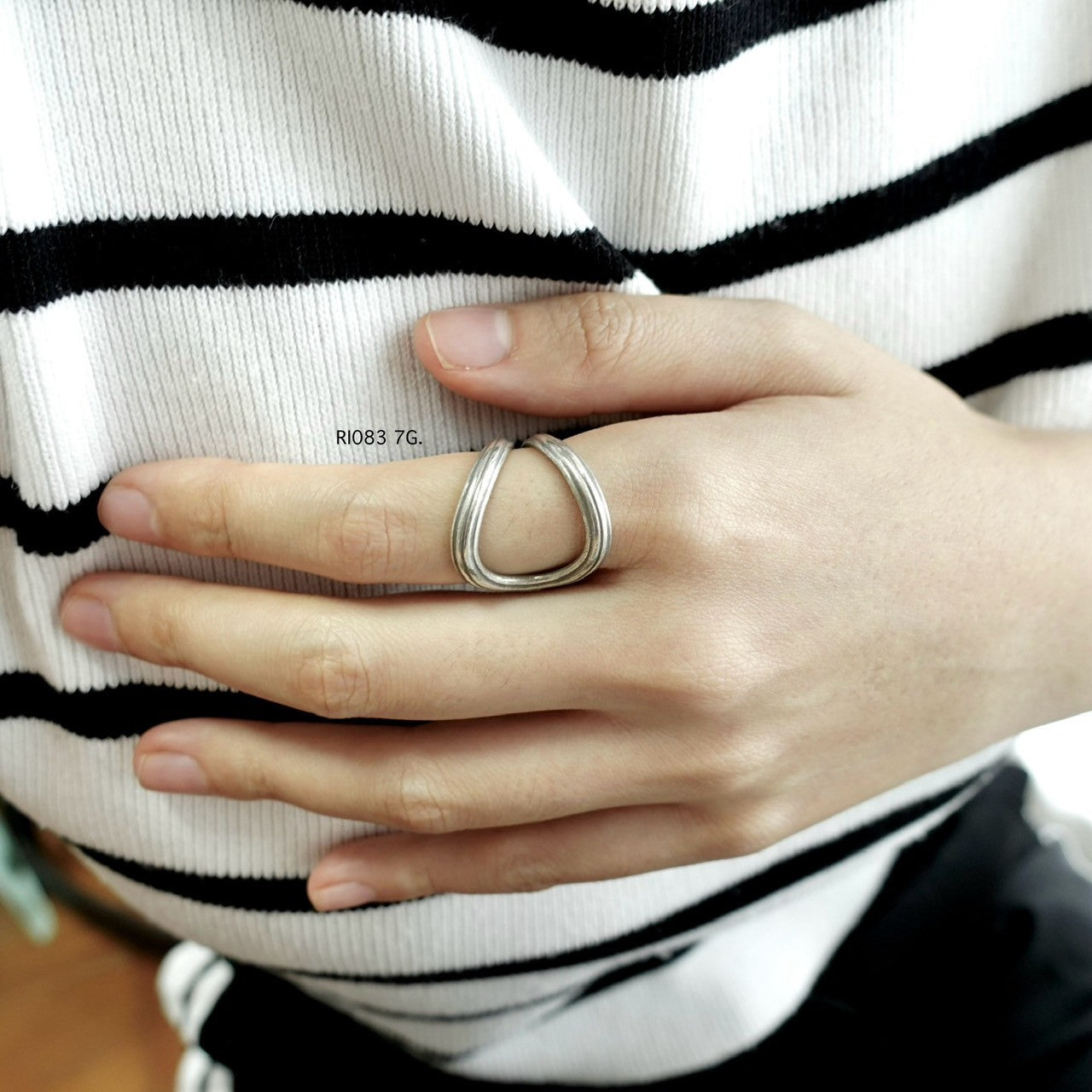 Handmade silver ring. Crafted in the clouds, worn with grace.