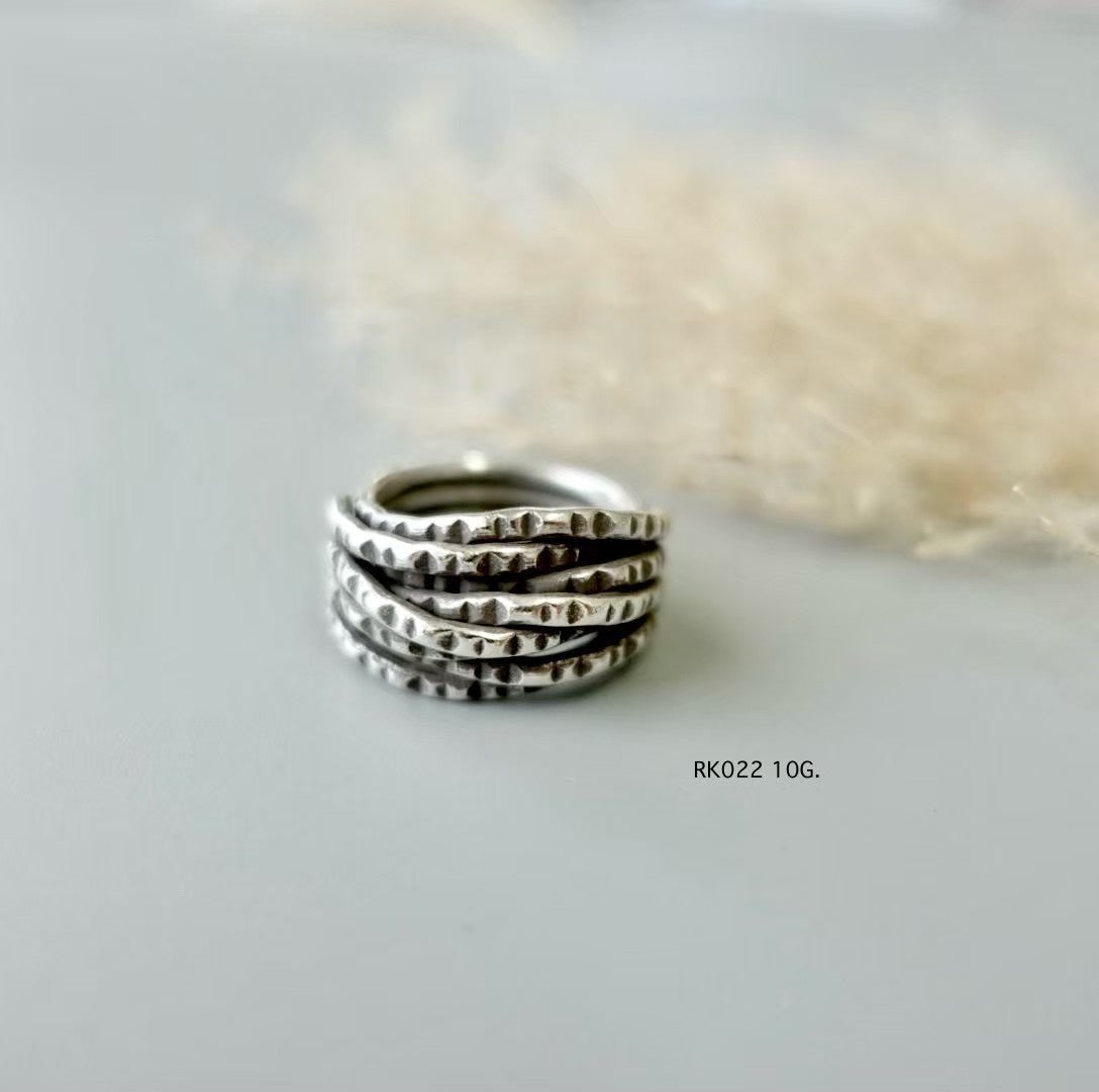 Hill tribe silver ring. Rooted in tradition. Refined for today.