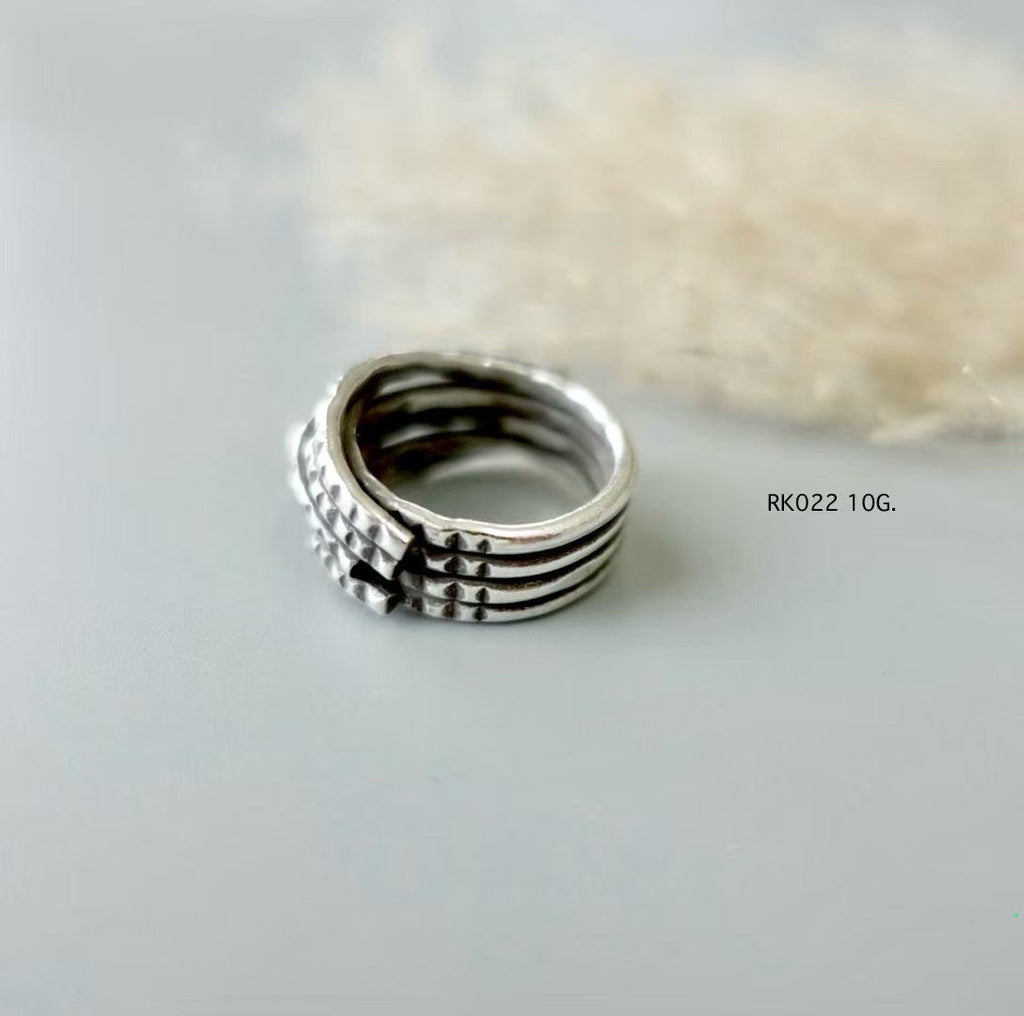 Hill tribe silver ring. Rooted in tradition. Refined for today.