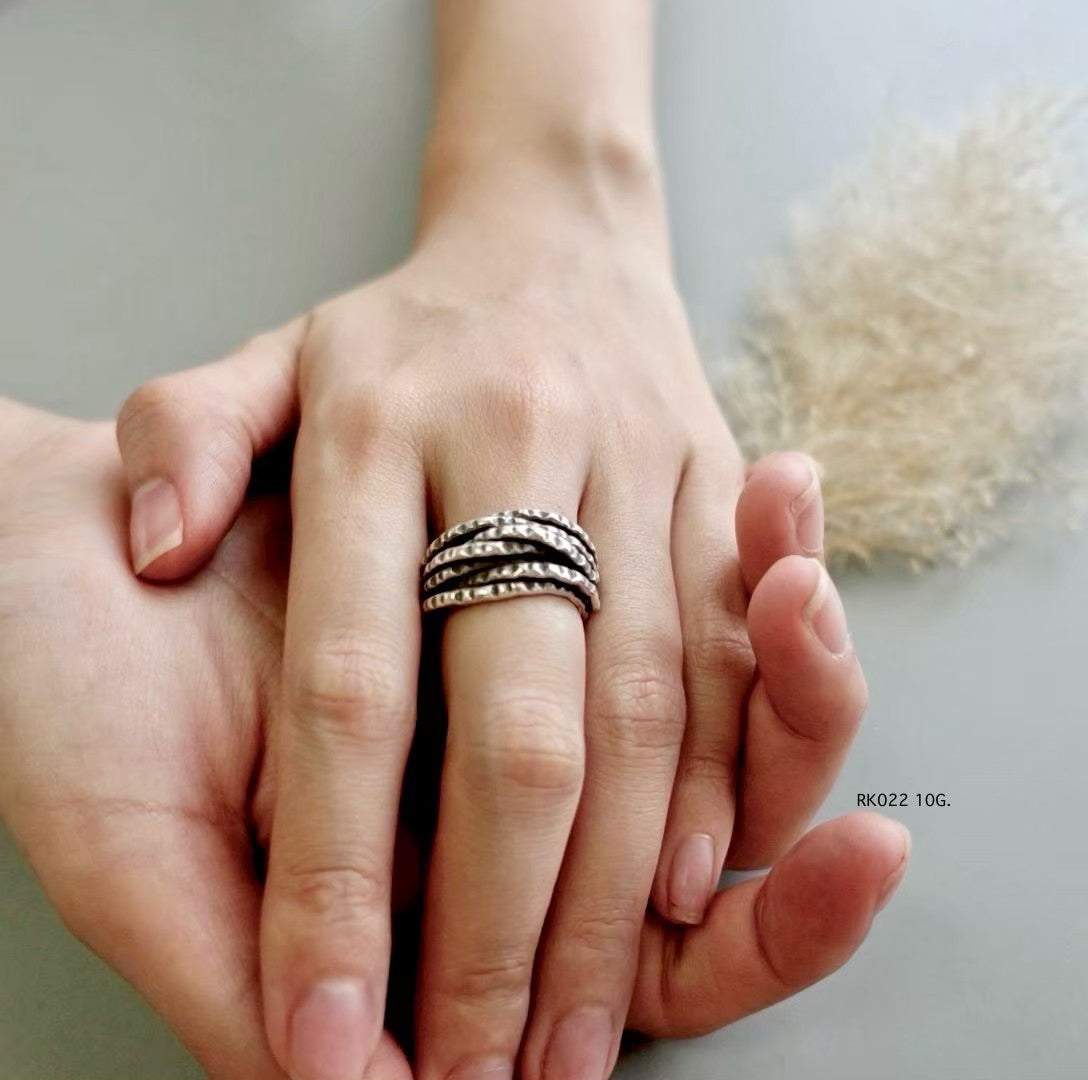 Hill tribe silver ring. Rooted in tradition. Refined for today.