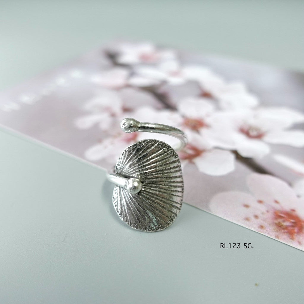 Your everyday talisman in pure silver ring.