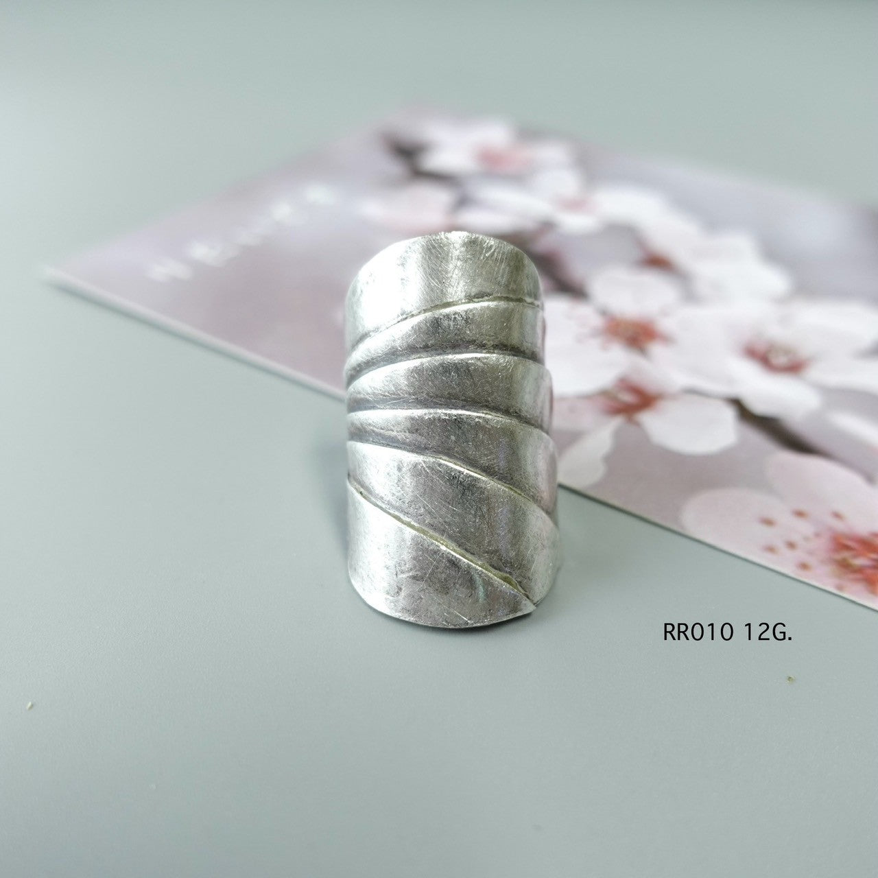 Silver ring. Not mass-made. Just meaningful.