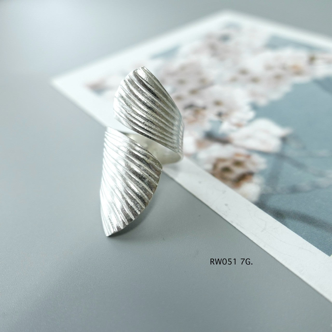 Handmade silver ring. Add tribal charm to your stack.