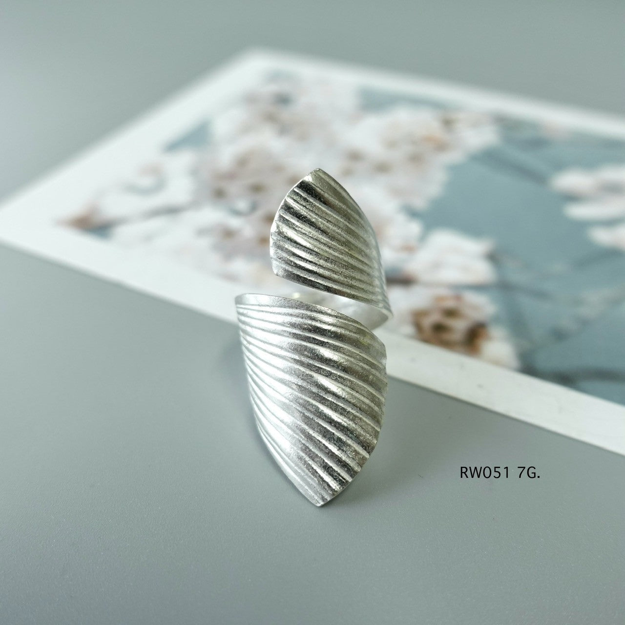 Handmade silver ring. Add tribal charm to your stack.