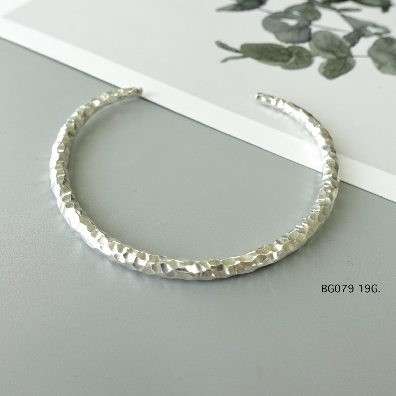 Pure silver bangle. Pure soul.