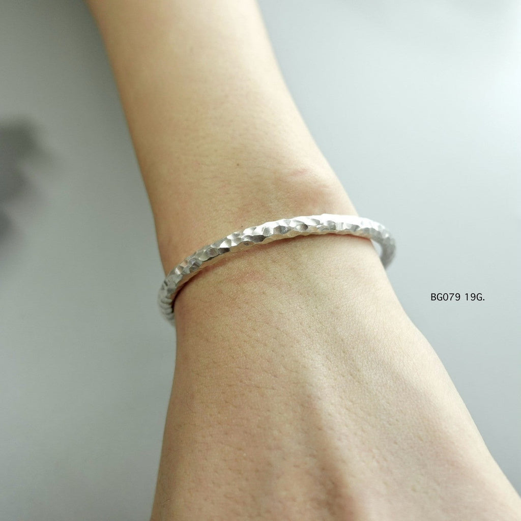 Pure silver bangle. Pure soul.