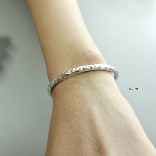 Pure silver bangle. Pure soul.
