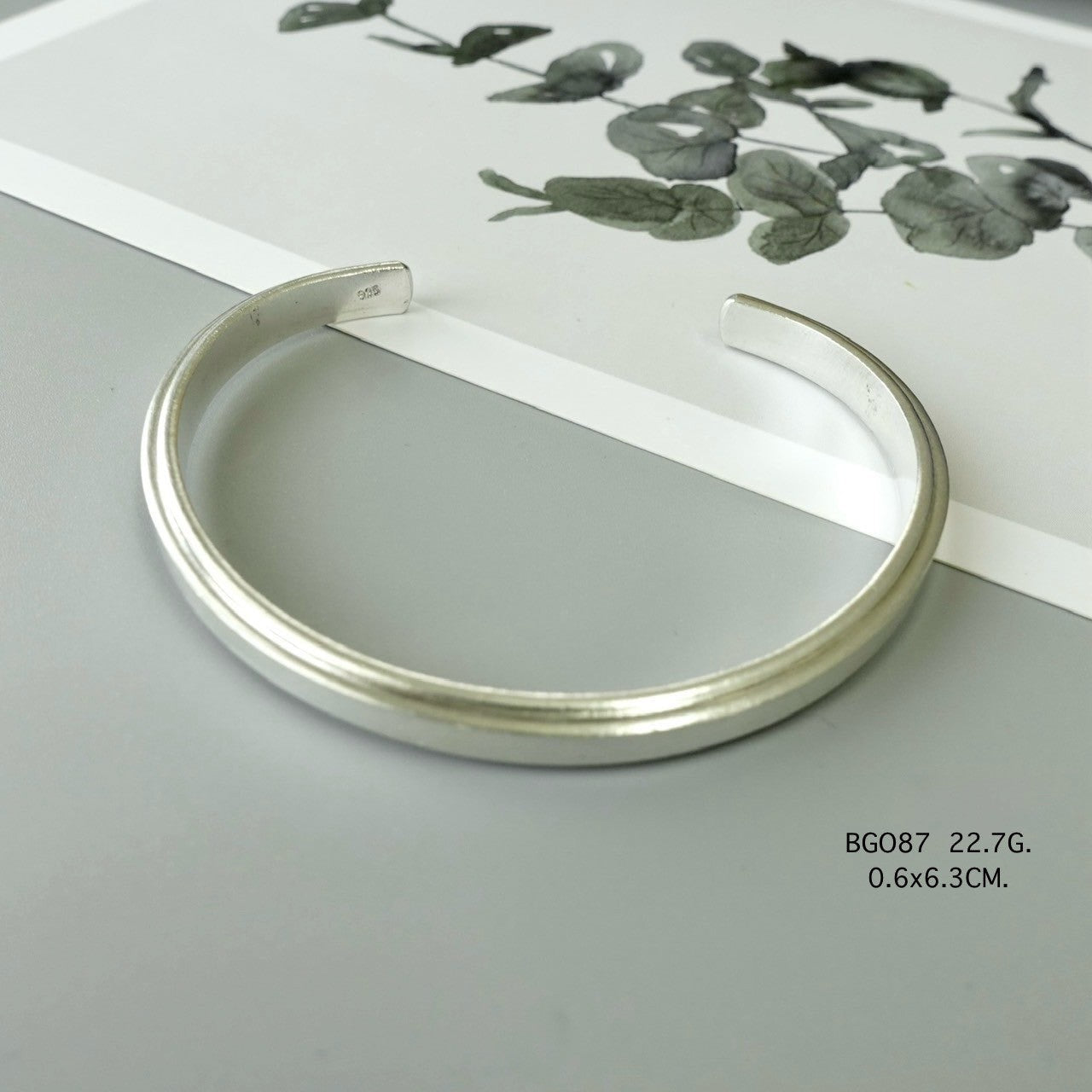 Hill tribe silver bangle. Where heritage meets style.
