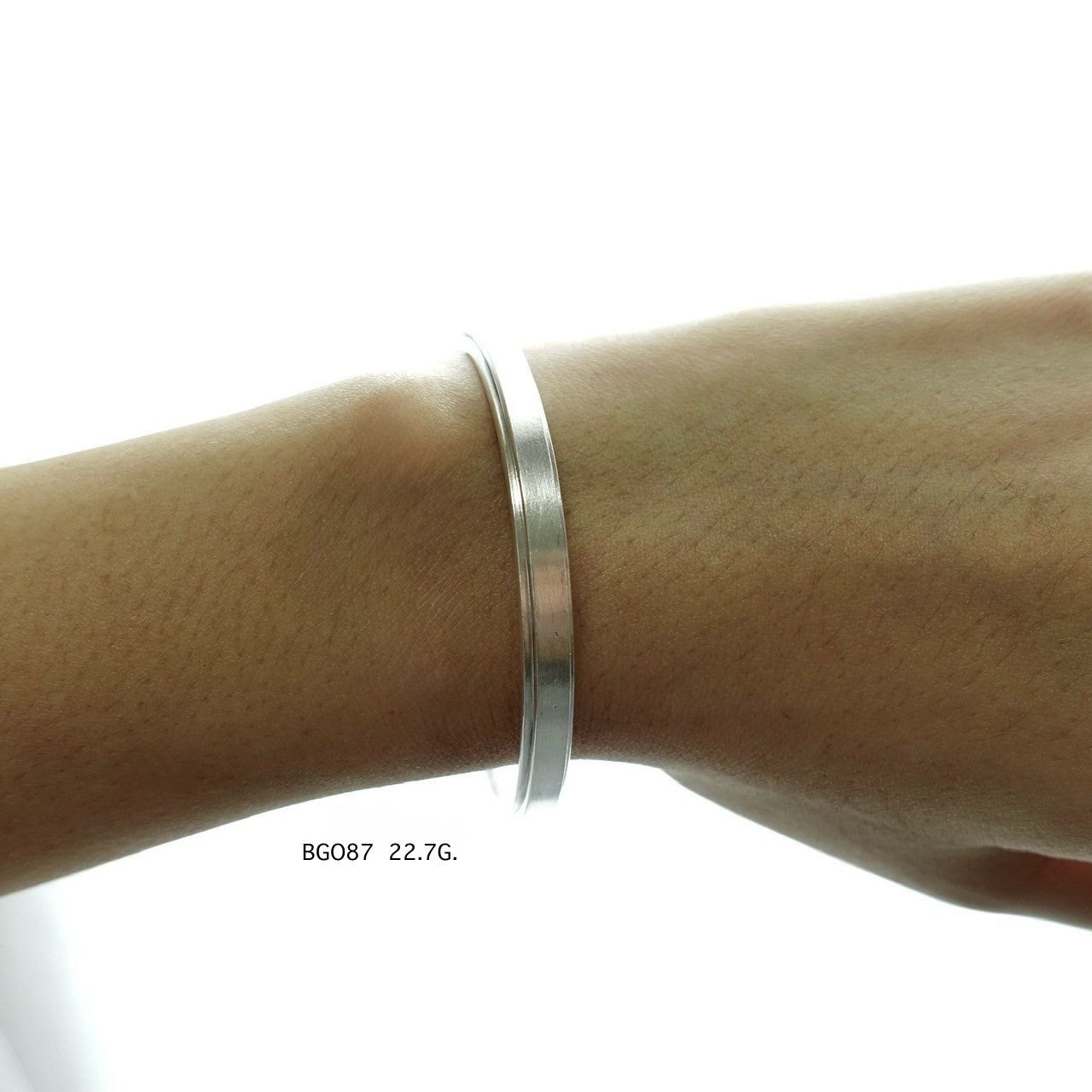 Hill tribe silver bangle. Where heritage meets style.