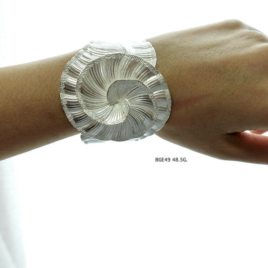 Hill tribe silver bangle. From the hills, with heart.