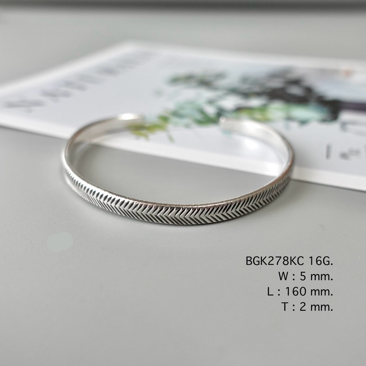 The beauty of a handmade bangle.