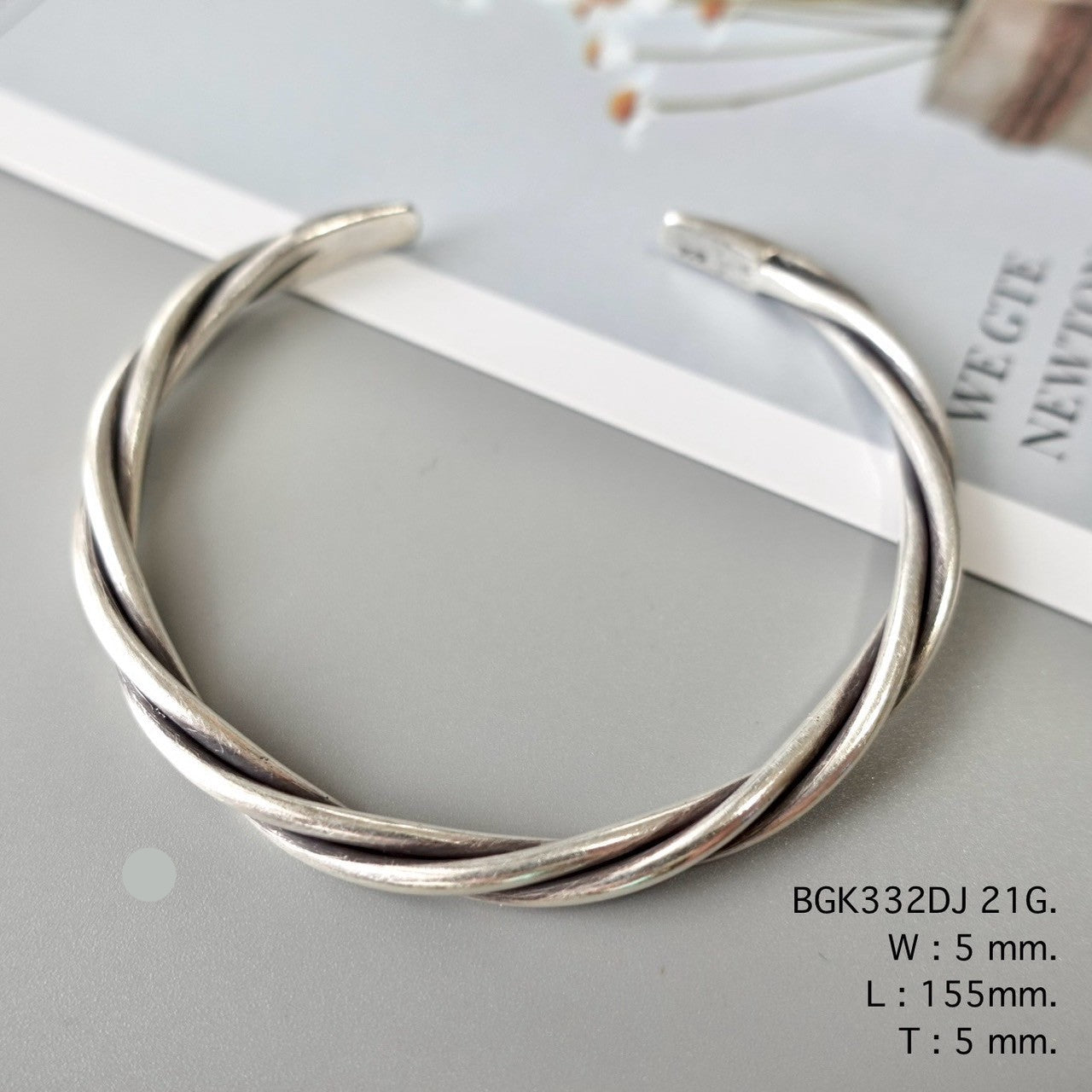 Every silver bangle is a handmade promise.