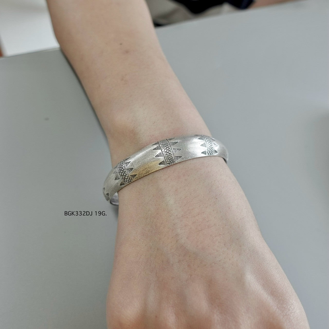 Make space for one more silver bangle.