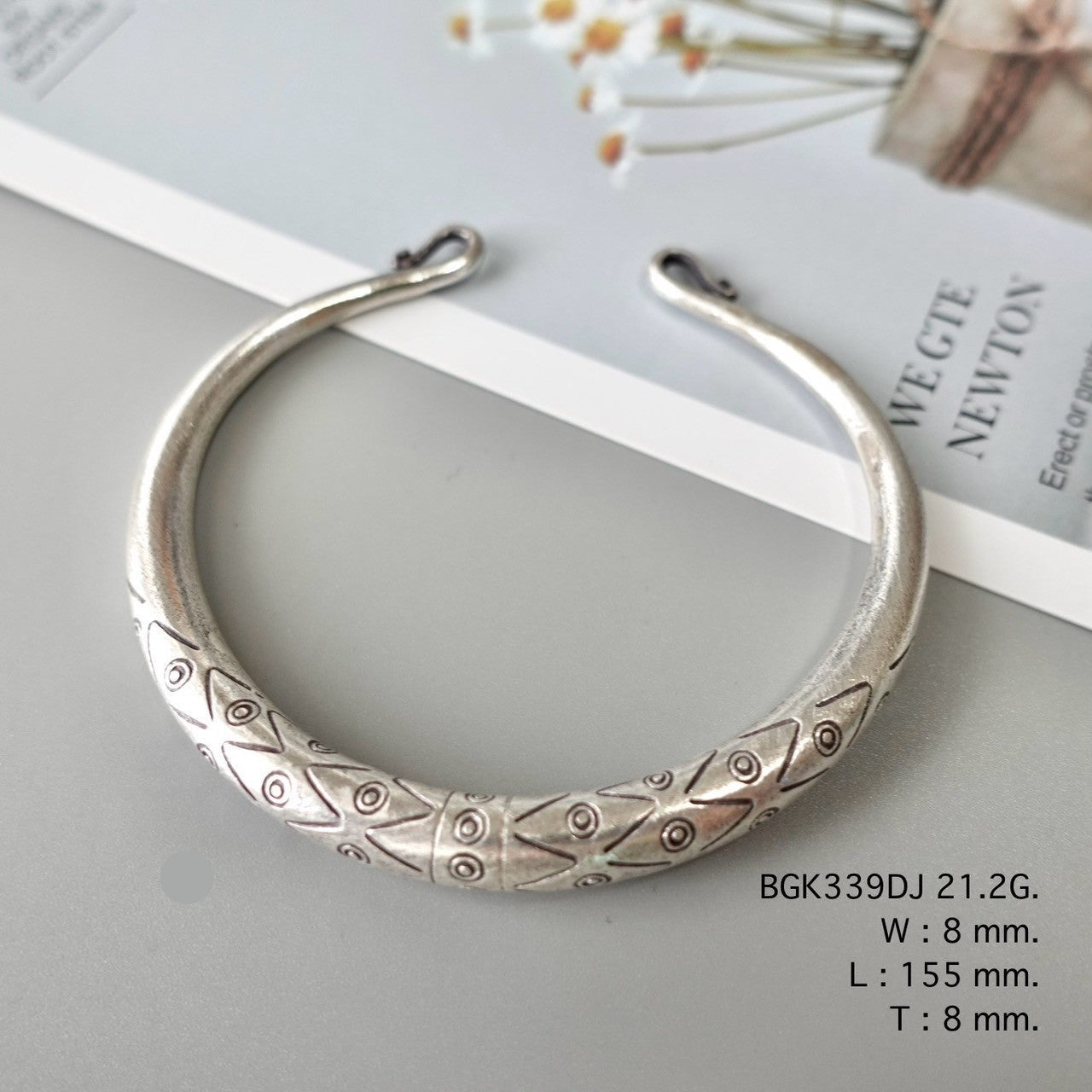 A bangle that shines with meaning.