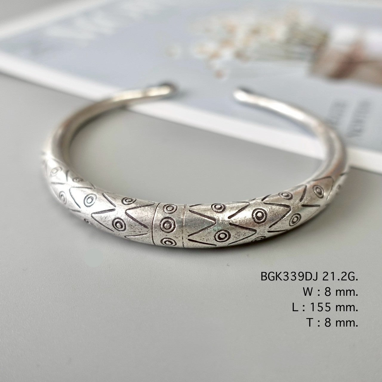 A bangle that shines with meaning.
