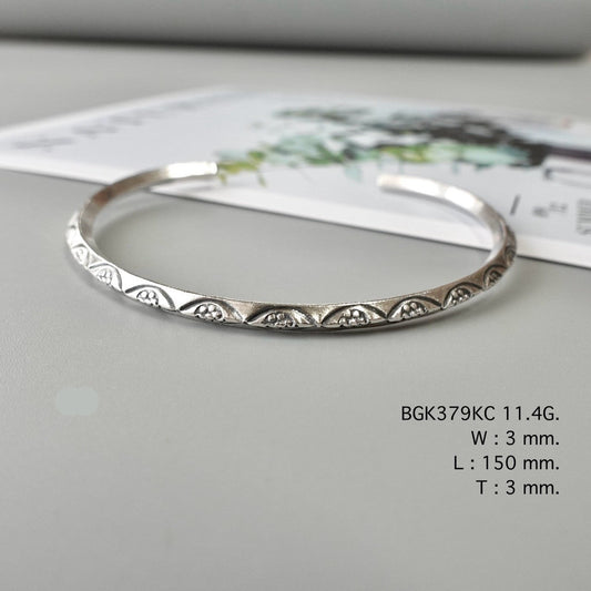 A bangle built from silver and soul.