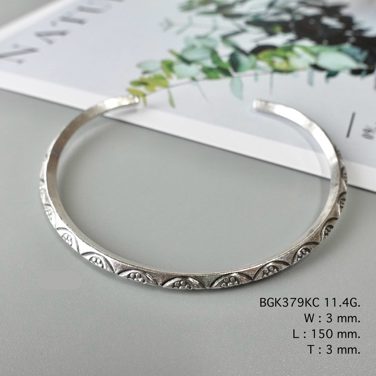A bangle built from silver and soul.