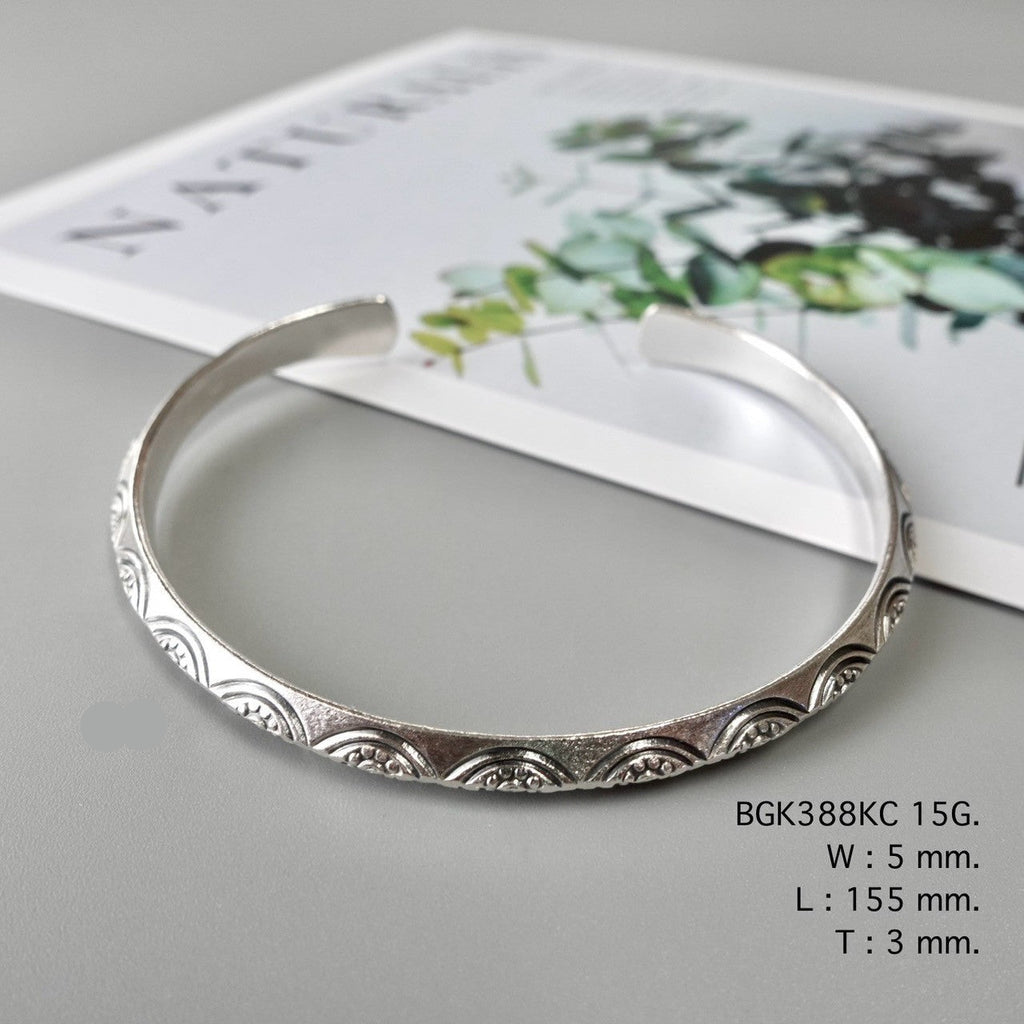 Bangle dreams, handmade in silver.