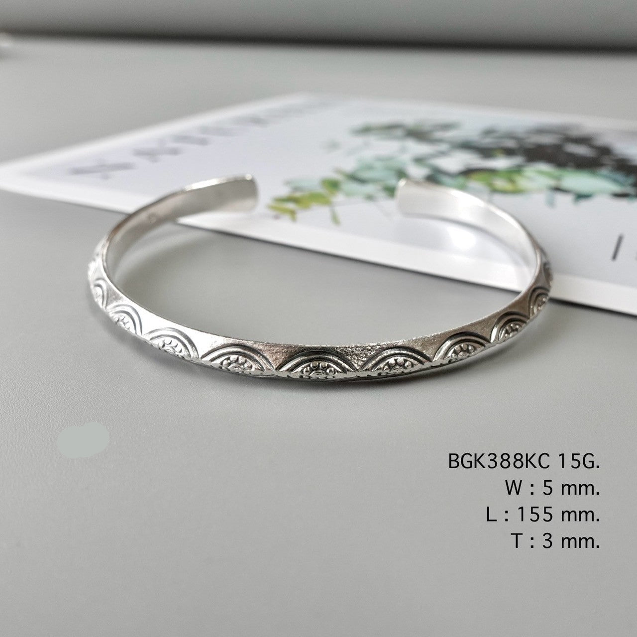 Bangle dreams, handmade in silver.